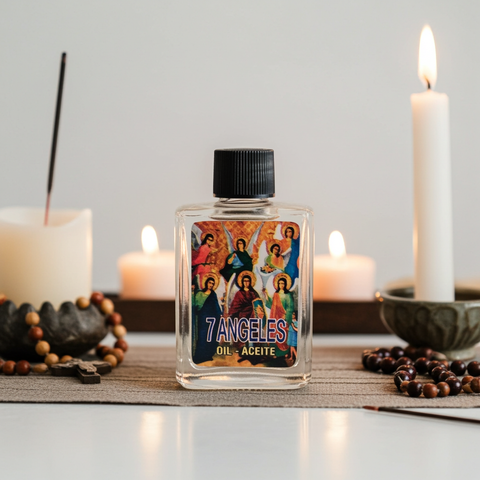 7 Angeles spiritual oil blend for personal rituals