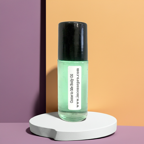 Come to Me spiritual body oil bottle for drawing love, attraction work, and ritual anointing.