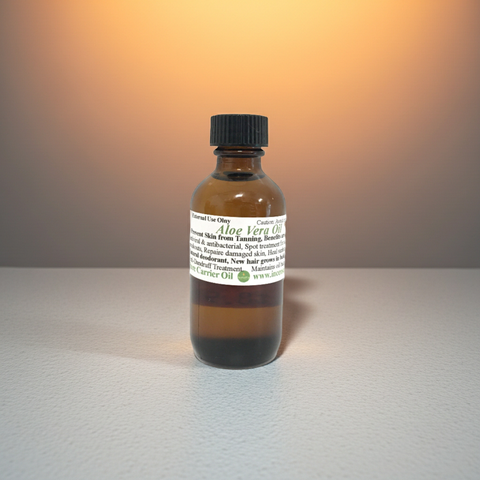 Aloe vera carrier oil suitable for hair care and full body nourishment.
