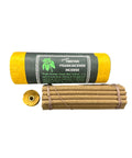 Roll of Tibetan Frankincense Incense with a yellow wrapper on a white background