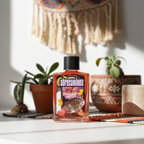 Abrecaminos Road Opening Oil for clearing stagnant energy and opening new paths