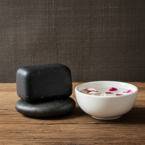 Daily face and body African Black Soap that helps detoxify and balance skin.