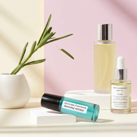 African Fantasy Body Oil unisex body oil for daily moisturizing, skin conditioning, and all-over body use.