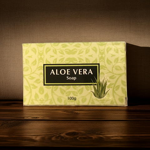 Aloe Vera Soap skincare bar for hydrating dry skin, washing, and everyday bath use.