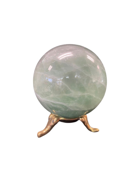 Amazonite Crystal Ball blue-green communication truth stone meditation scrying