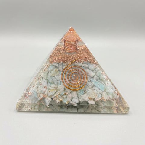 Amazonite Orgonite Pyramid - Incense Pro (Image 2)