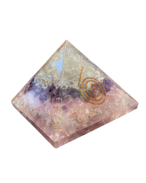 Amazonite Orgonite Pyramid crystal energy communication balance EMF protection