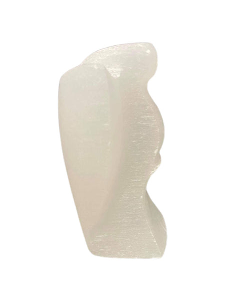 Angel Small White Selenite crystal figurine space purifier altar display