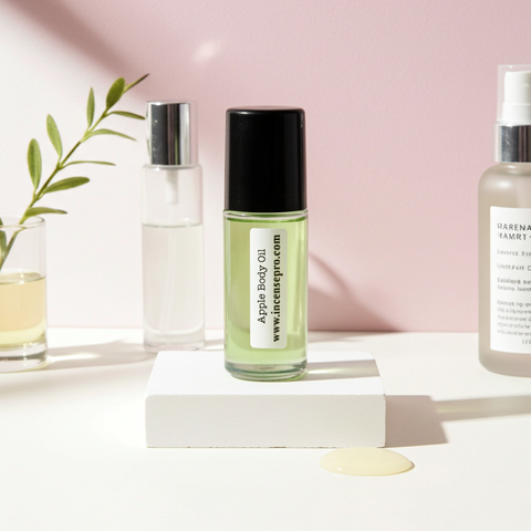 Apple Body Oil unisex body oil for moisturizing skin, daily body care, and smooth hydration.