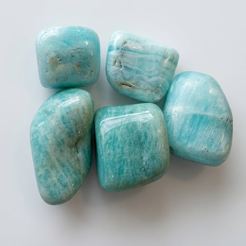 Aquamarine Tumbled Stone - Incense Pro
