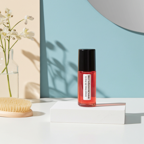 Armani Ocean (M) body oil bottle for moisturizing skin, daily fragrance wear, and post-shower body care.