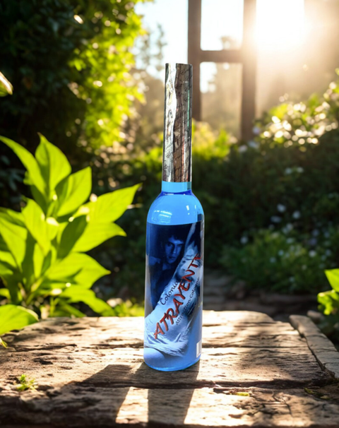 Bottle of Attraction Spiritual Water for ritual use, blessings, and spiritual intention practices.