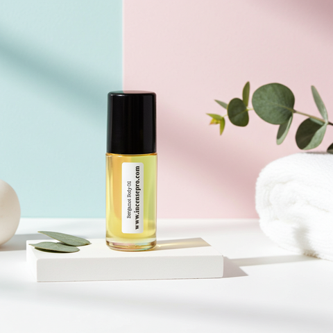 Bergamot Body Oil bright fresh citrus fragrance oil for daily unisex wear
