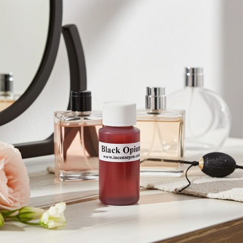 Black Love Burning Oil with a rich, romantic fragrance for aromatherapy, meditation, relaxation, and home fragrance use.