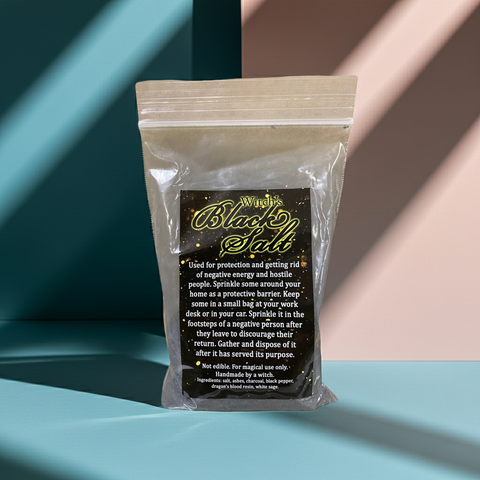 Black Salt Sal Negra spiritual protection banishing Hoodoo Witchcraft