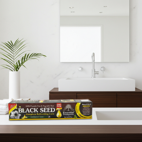 Black Seed Herbal Toothpaste natural oral care fluoride-free formula