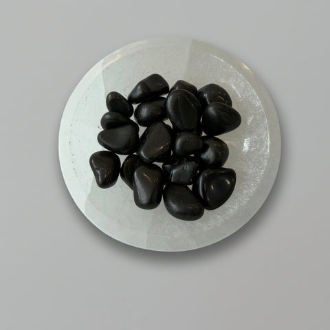 Black Tourmaline Tumbled Stone - Incense Pro (Image 2)