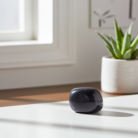 Blue Goldstone Tumbled Stone – China (10–20mm) - Incense Pro