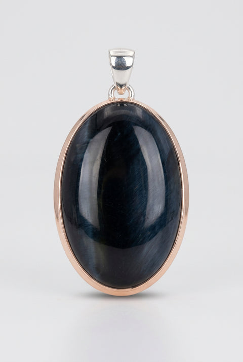Blue Tiger's Eye Pendant - Incense Pro
