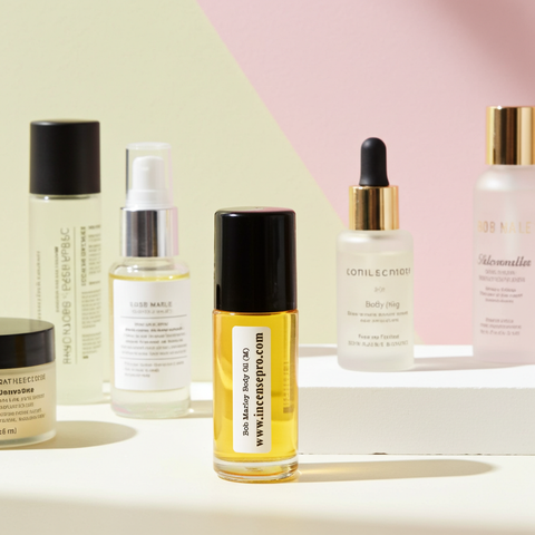 Bob Marley body oil for men in a bottle for moisturizing skin, daily body care, and a lasting fragrance experience.