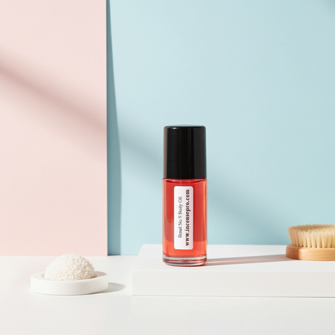 Bond No 9 body oil bottle for men to moisturize skin and add a refined fragrance after bathing or daily grooming.