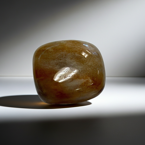Brown Chalcedony Tumbled Stone – Polished Natural Crystal - Incense Pro