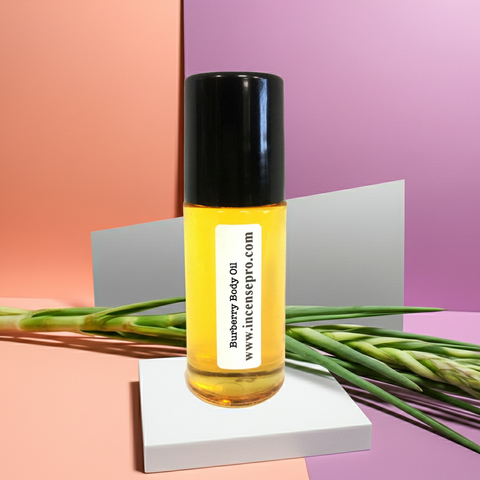 Burberry Body Oil men’s fragrance oil for hydrating the body, softening skin, and enhancing scent wear.