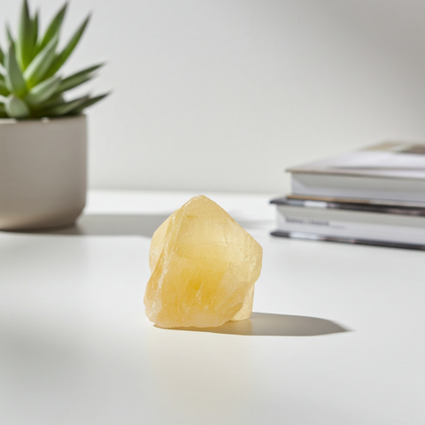 Calcite Orange crystal stone for energy work, meditation, and spiritual decor.