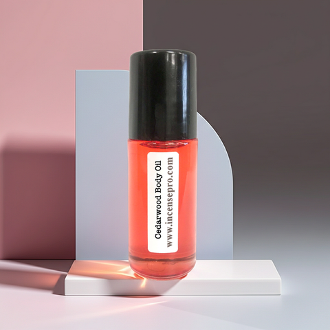 Cedarwood Body Oil unisex moisture oil for nourishing the body, improving skin softness, and post-shower hydration.