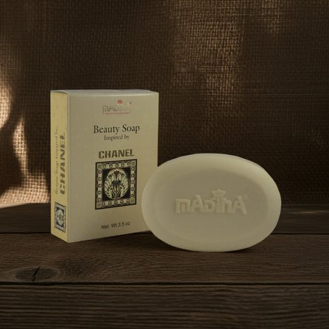 Chanel Beauty Soap fragrance soap bar for bathing, soft skin cleansing, and a luxurious wash routine.
