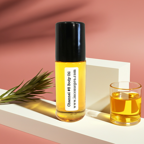 Chanel No. 5 women’s body oil for hydrating skin, softening the body, and enhancing fragrance wear.