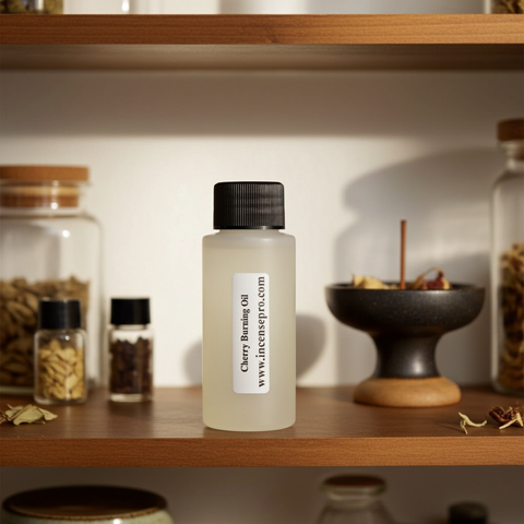 Cherry Burning Oil with a sweet fruity aroma for oil burners and home fragrance