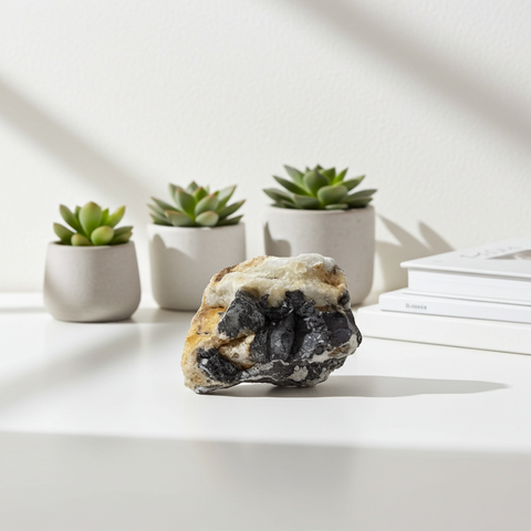 Cluster Pyrolusite mineral specimen for crystal collecting, display, and geological study.
