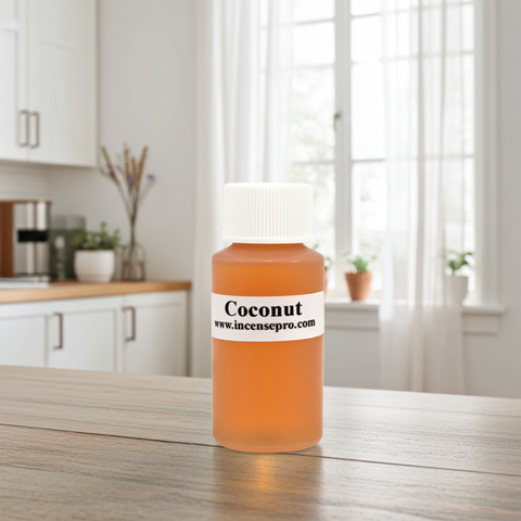 Sweet tropical Coconut Burning Oil ideal for oil burners and home fragrance.