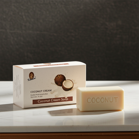 Coconut Cream Soap nourishing body bar for daily bathing, skin hydration, and gentle body care.