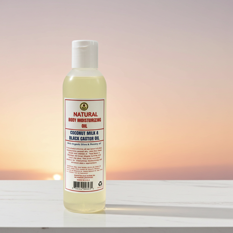 Coconut Milk and Black Castor Natural Body Moisturizing Oil - Incense Pro (Image 4)