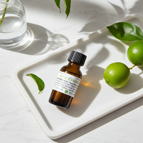 Cold Pressed Lime Essential Oil for aromatherapy and personal care