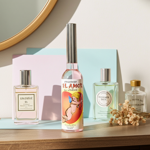 Colonia Del Amor Love Cologne spiritual water bottle for love attraction rituals and spiritual use.