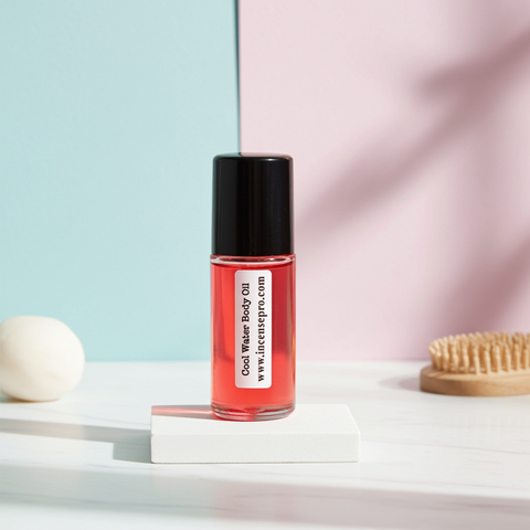 Cool Water Body Oil (M) fragrance oil bottle for daily wear, layering, and long-lasting fresh scent use.