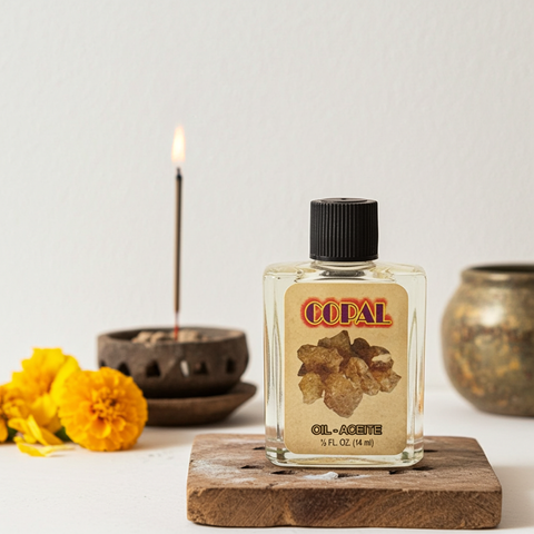 Copal Wish Oil bottle for spiritual and ritual practices