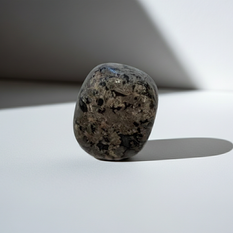 Crocodile Jasper polished single stone for crystal collections, desk décor, and natural display styling.