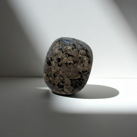 Crocodile Jasper tumbled stone piece for gemstone collecting, decorative display, and craft use.