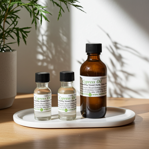 Cypress Essential Oil for aromatherapy and relaxation