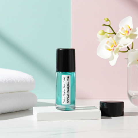 D&G Velvet Tender Oud body oil bottle for men’s fragrance layering, moisturizing, and daily body care.