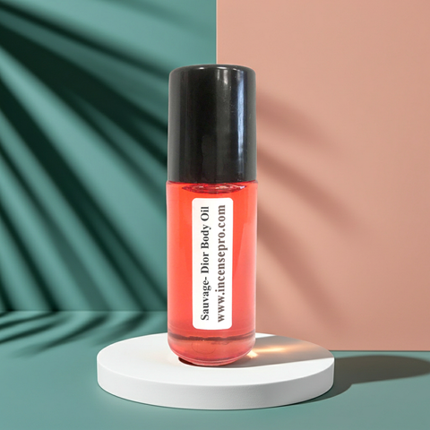 Dior Sauvage body oil for men for moisturizing skin, layering fragrance, and daily grooming use.