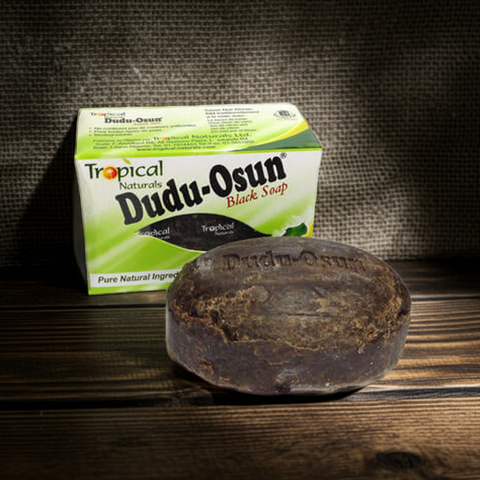 Dudu Osun Black Soap authentic Nigerian natural skin care cleansing bar