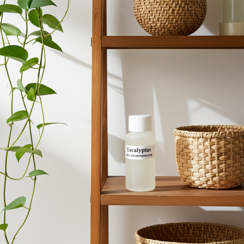 Fresh Eucalyptus Burning Oil ideal for creating a clean and invigorating atmosphere.