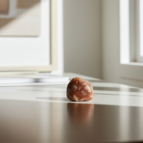 Flower Agate polished tumbled stone for energy work, emotional balance, and daily crystal use.