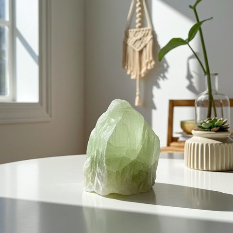 Fluorite cluster crystal specimen for mineral collecting, crystal display, and home decor use.