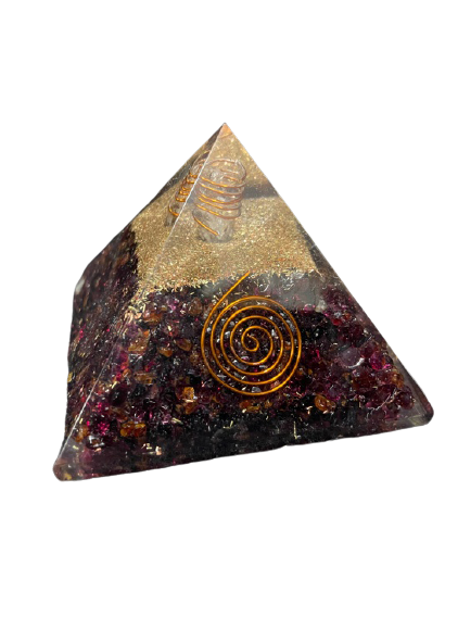 Garnet Orgonite Pyramid - Incense Pro